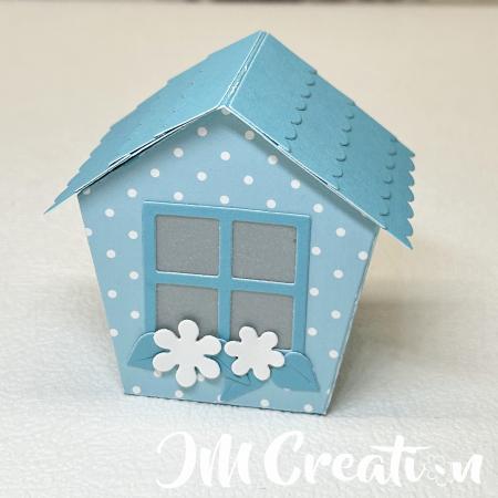 Stanzschablone - Vogelhaus mini - Videoanleitung in Artikelbeschreibung